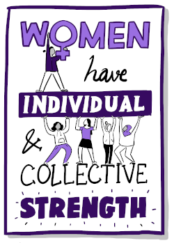 Women have individual and collective strength